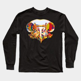 Owl Skull Long Sleeve T-Shirt